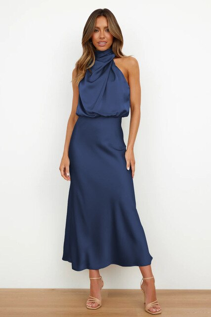 Image of Kara | Women's Sleeveless Midi Dress