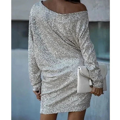 Image of Keira | Women's Off-Shoulder Bodycon Mini Dress
