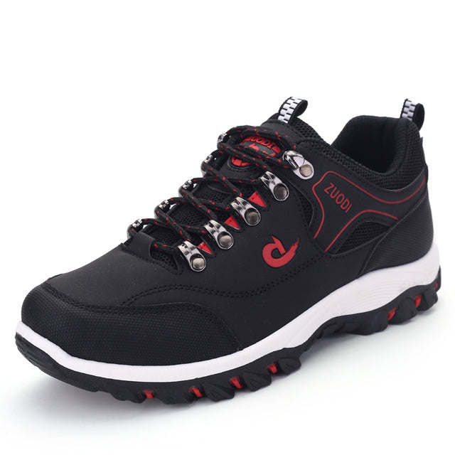 Men's Hiking Shoes Lace-Up Waterproof - Fashinoza