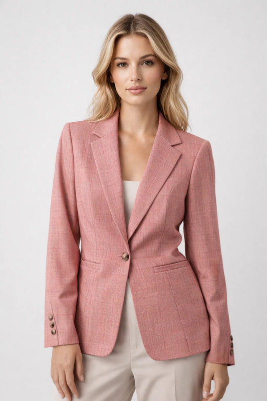 Women's Classic Long Sleeve Blazer - Fashinoza