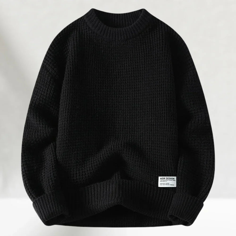 Men's Crew Neck Pullover Sweater - Fashinoza