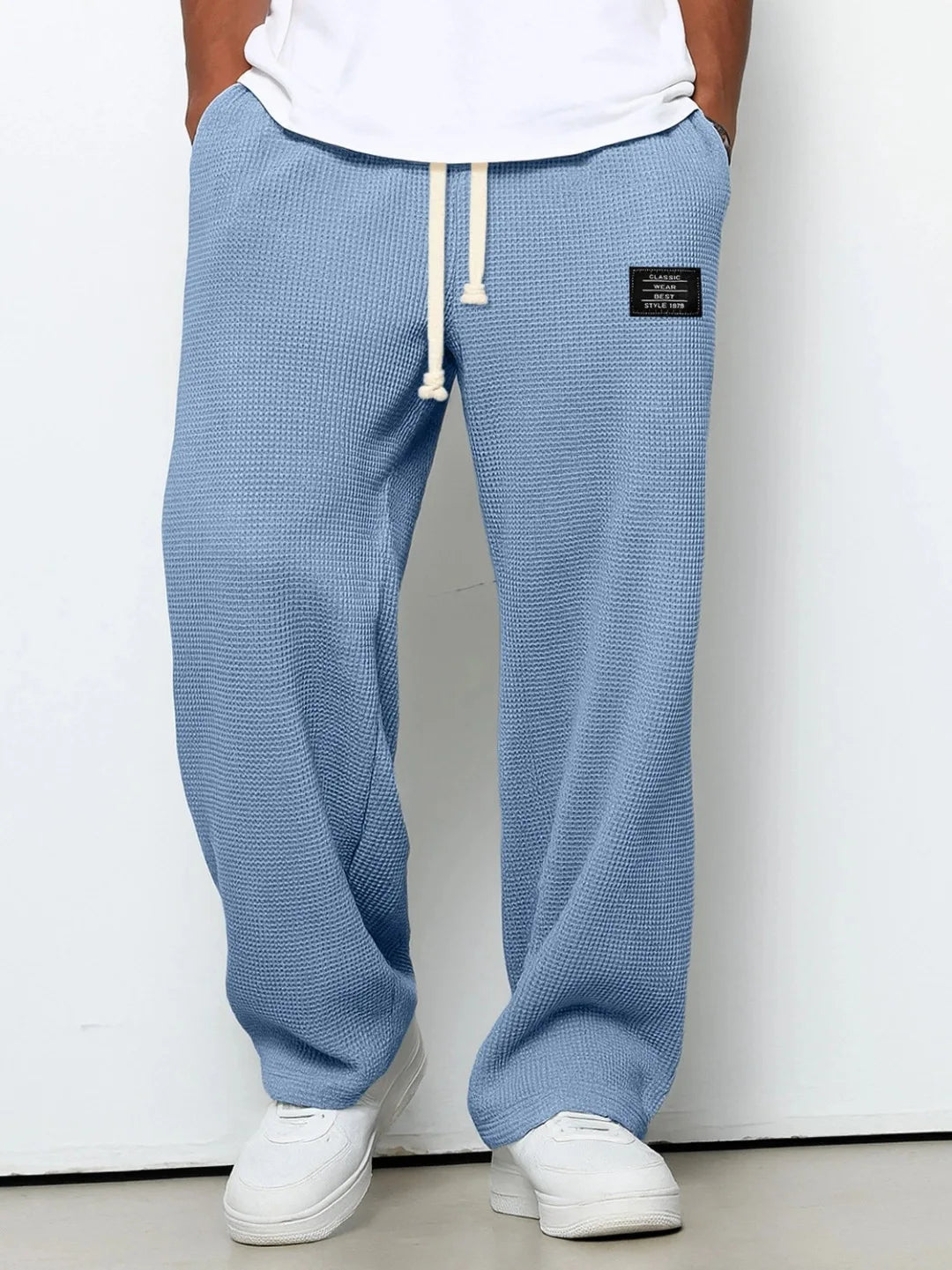 Men's Relaxed Fit Lounge Pants Casual Cotton - Fashinoza