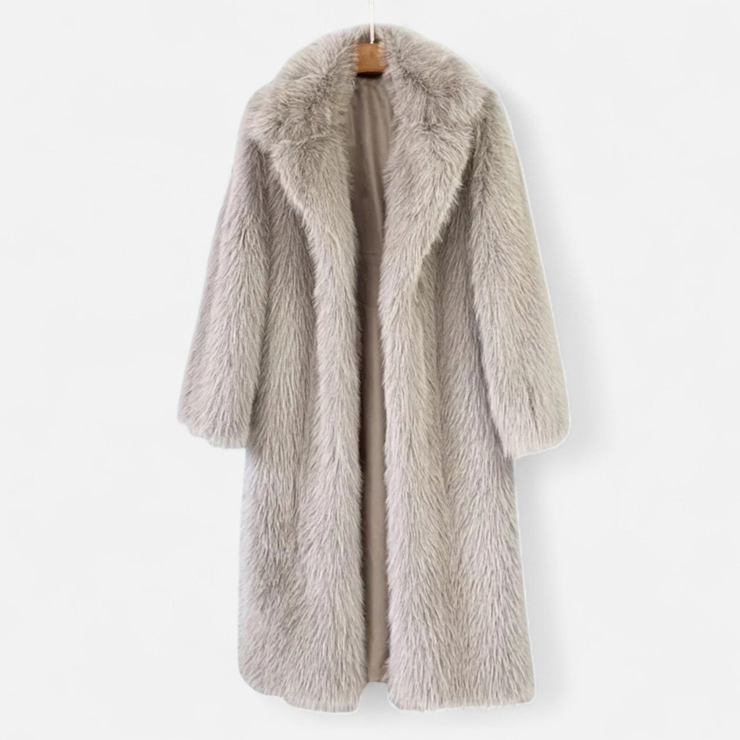 Caroline| Women's Cozy Long Fur Coat for Winter