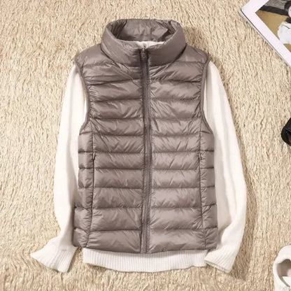 Women's Windproof Body Warmer Zip Up