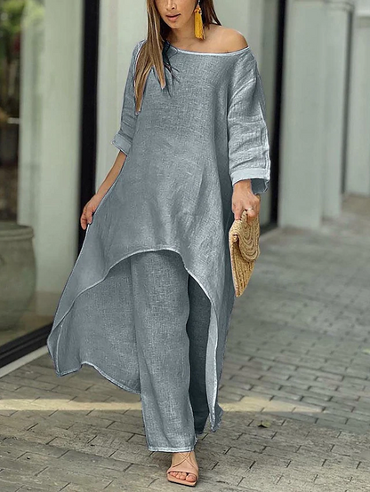 Image of Kim | Women's Flowy Two-Piece Set