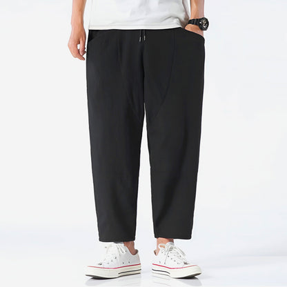 Image of Kris | Men's Cropped Drawstring Pants