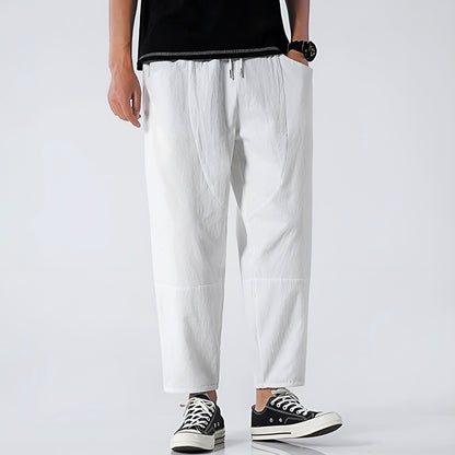 Image of Kris | Men's Cropped Drawstring Pants