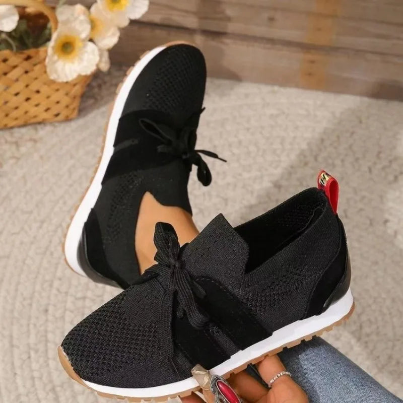 Image of Krista | Women's Tie Slip-On Running Shoes