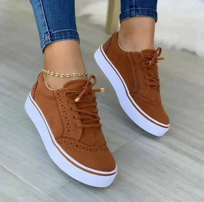 Women's Orthopedic Lace-Up Oxfords - 
Fashinoza