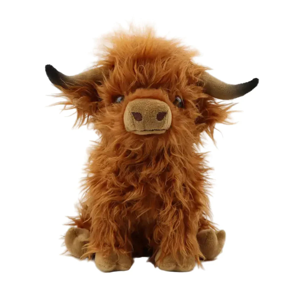 Highland Cow Plush Toy Soft Stuffed Animal - Fashinoza