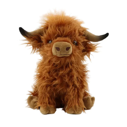 Highland Cow Plush Toy Soft Stuffed Animal - Fashinoza