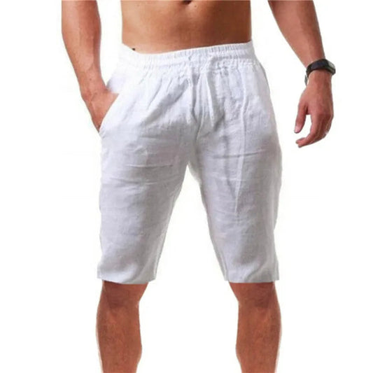 Men's Drawstring Casual Knee Length Shorts - Fashinoza