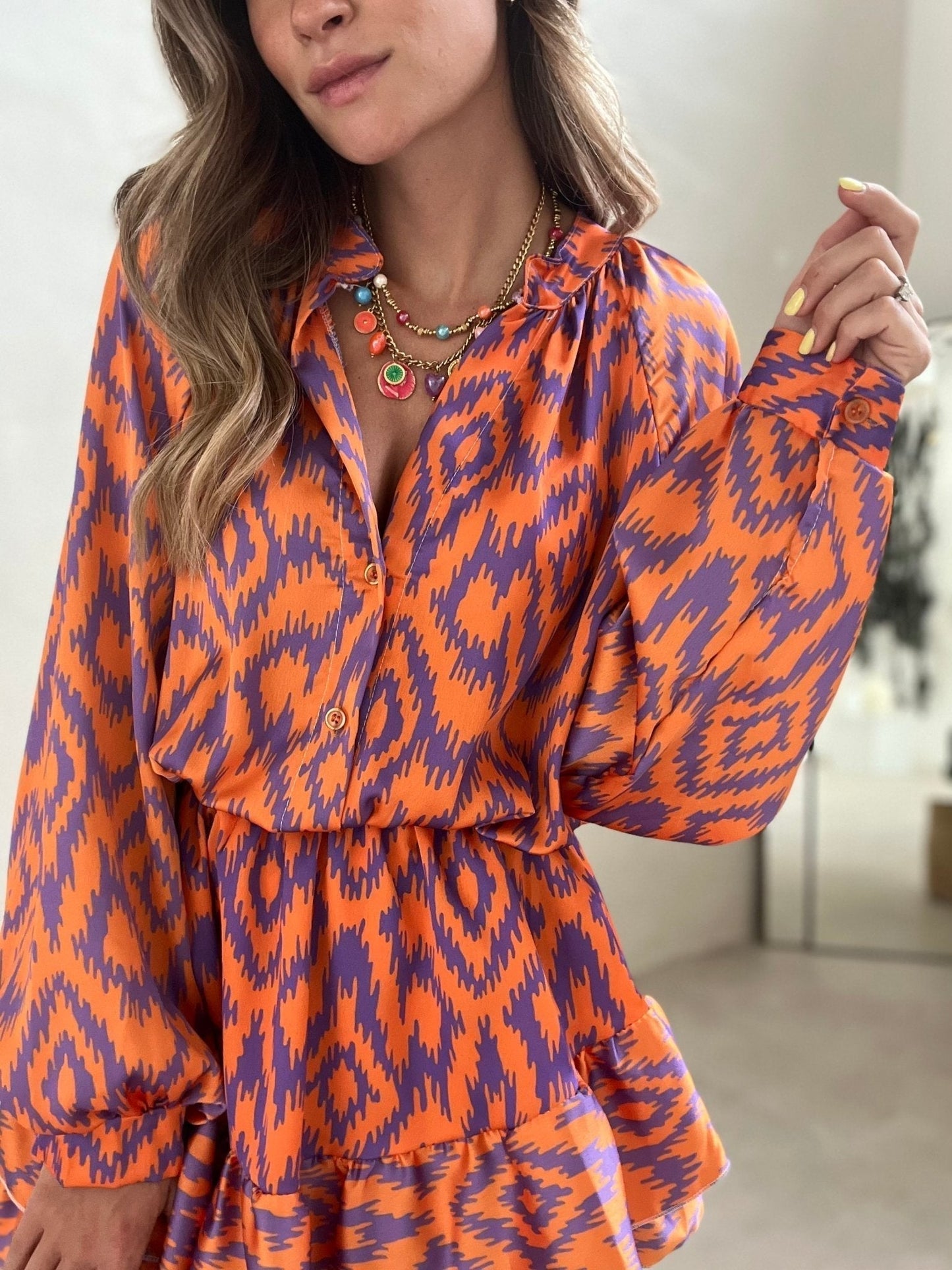 Eleanor - Ruffle Mini Dress
