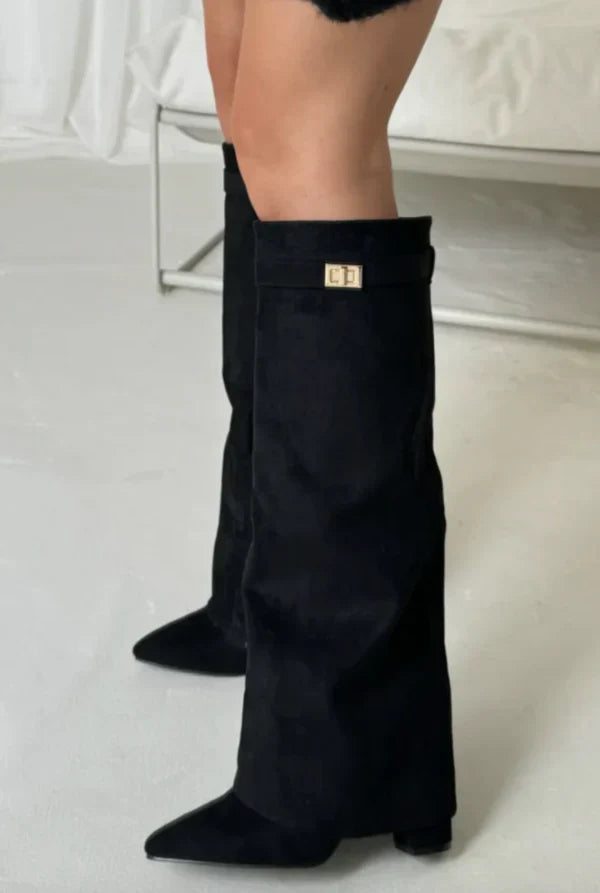 Knee-High Wedge Fashion Boots