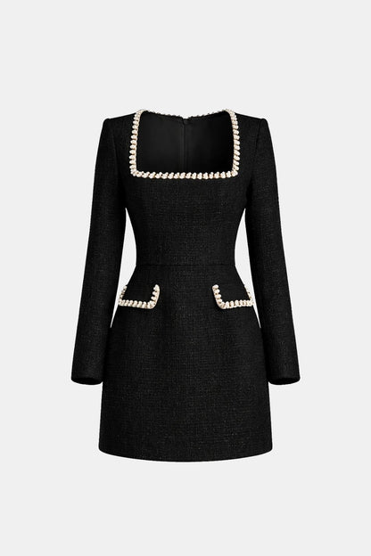 Image of Lana | Women's Long Sleeve A-Line Mini Dress