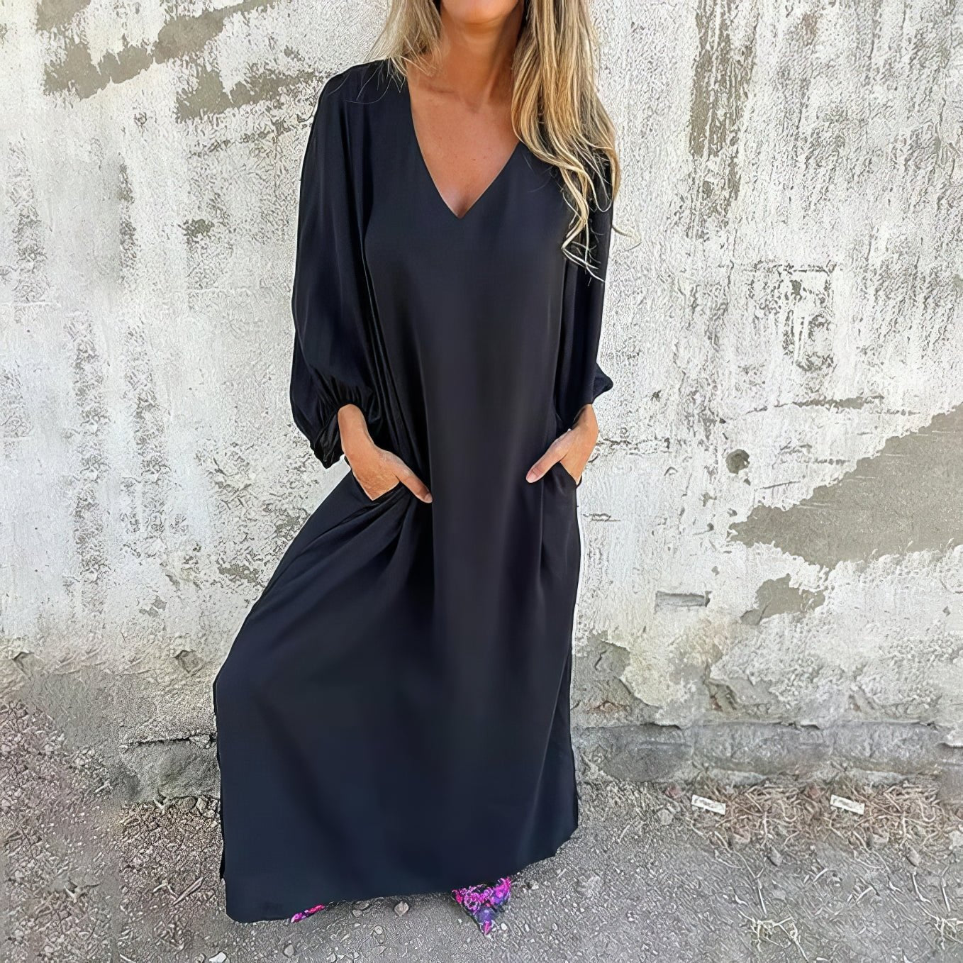 Women's Maxi Dress with Pockets