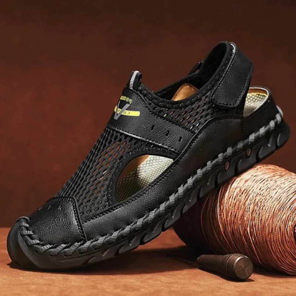 Image of Larry | Men's Closed Toe Adjustable Sandals