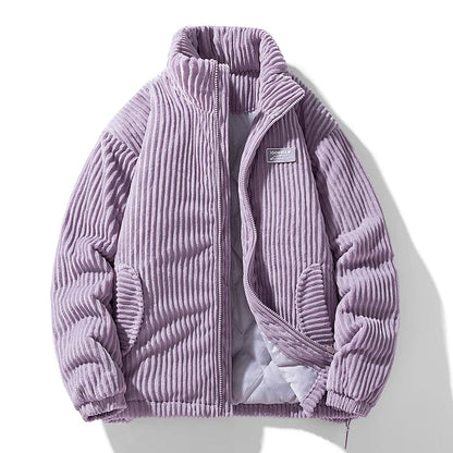 Men's Relaxed Fit Bomber Jacket Casual Cotton - 
Fashinoza