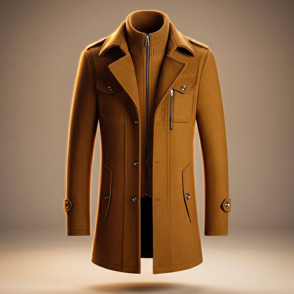 Matteo Legacy Virgin Wool Coat becomes: Matteo Men's Virgin Wool - 
Fashinoza