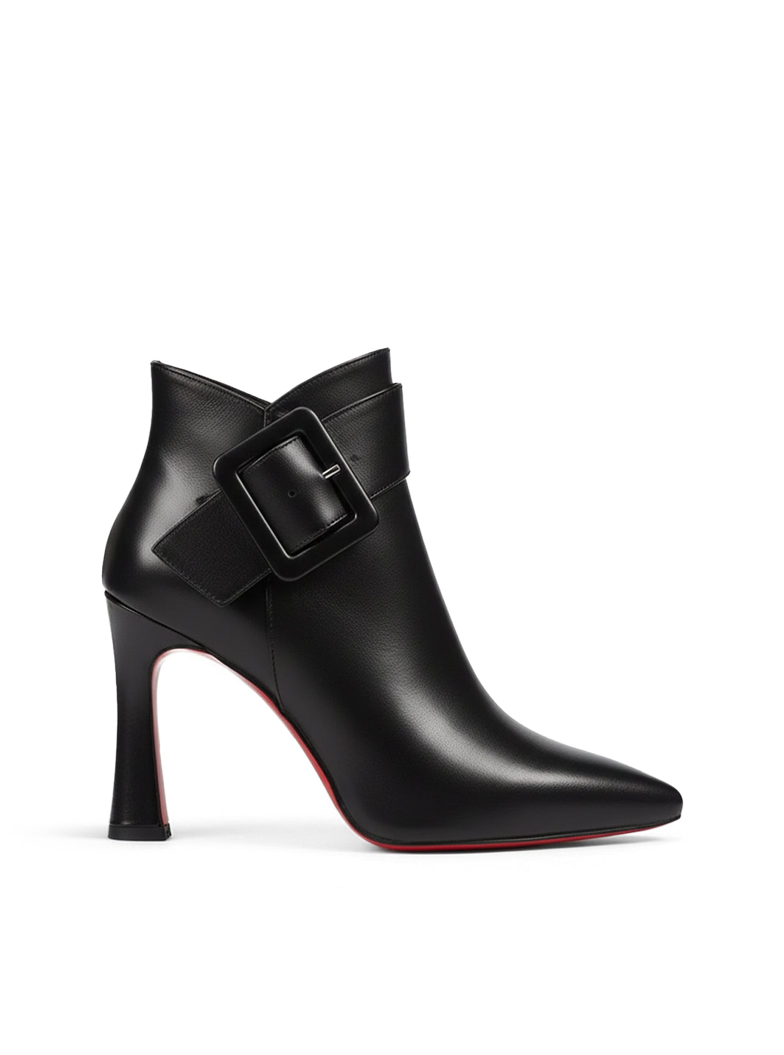 Lena Women's Pointed Toe Ankle Boots Heeled - Fashinoza