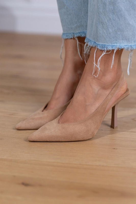 Lena Women's Orthopedic Slingback Heels - Fashinoza