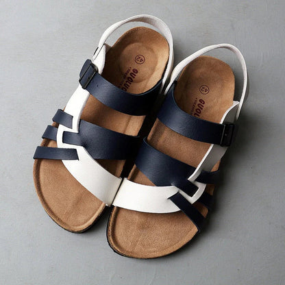 Men's Open Toe Sandals Adjustable Strap - Fashinoza