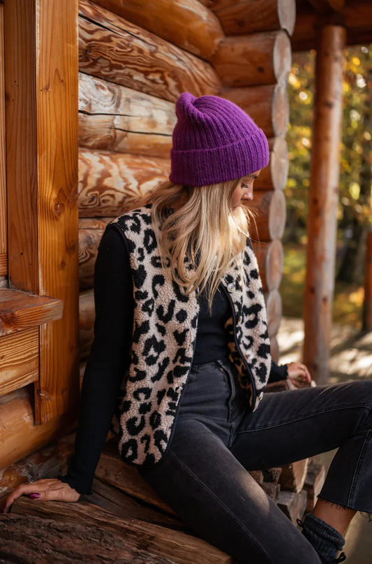 Women's Leopard Print Vest Sleeveless - Fashinoza