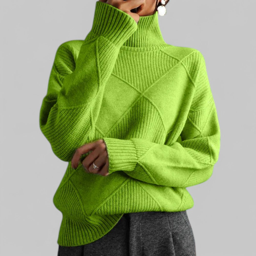 Audrey | Women’s Winter Turtleneck Long Sleeve Sweater