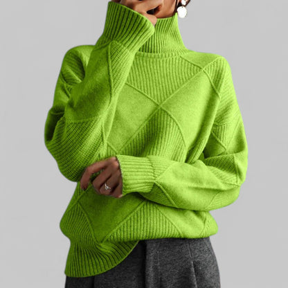 Audrey | Women’s Winter Turtleneck Long Sleeve Sweater