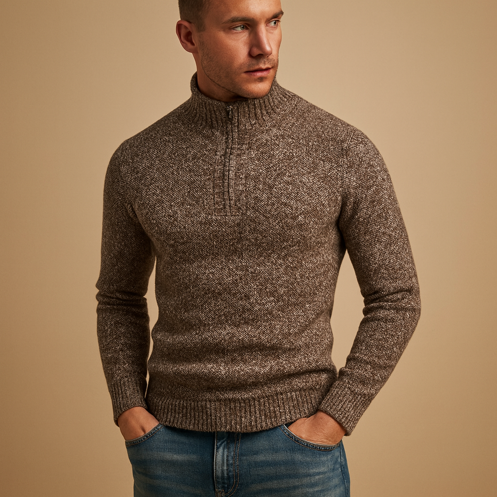 Men's Lightweight Knit Sweater - 
Fashinoza
