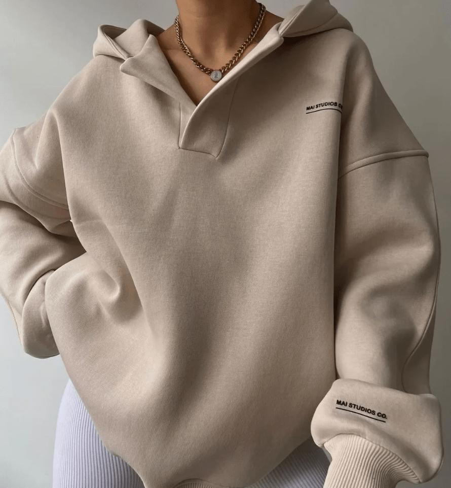 Women's Oversized Hoodie Pullover Sweatshirt - Fashinoza