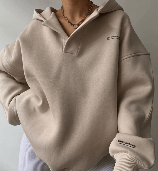 Women's Oversized Hoodie Pullover Sweatshirt - Fashinoza