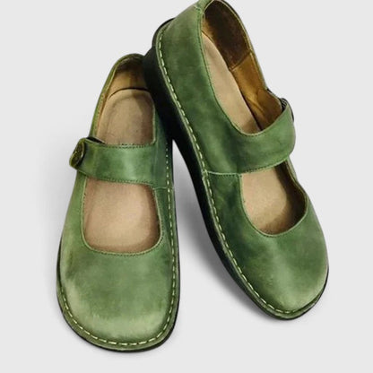 Makayla | Womens Strap Detail Slip On Shoes