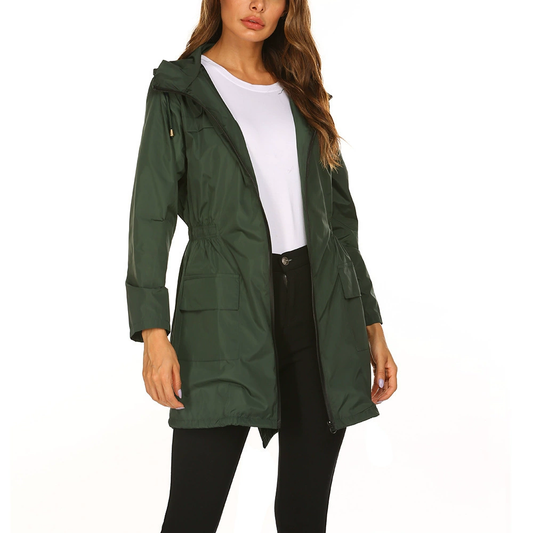 Women's Hooded Anorak Jacket - Fashinoza