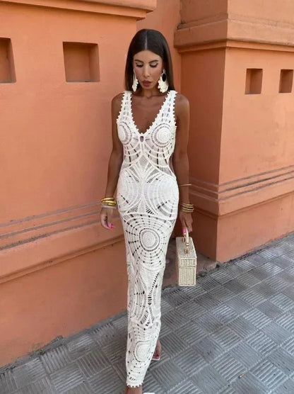Women's Evening Wrap Dress - Fashinoza
