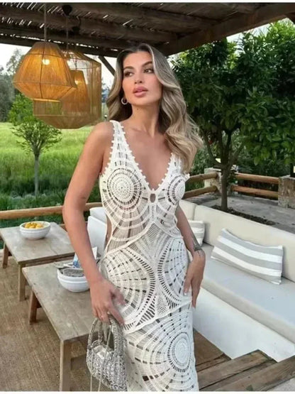 Women's Evening Wrap Dress