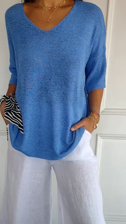 Blythe | Women’s Knit Spring Blouse