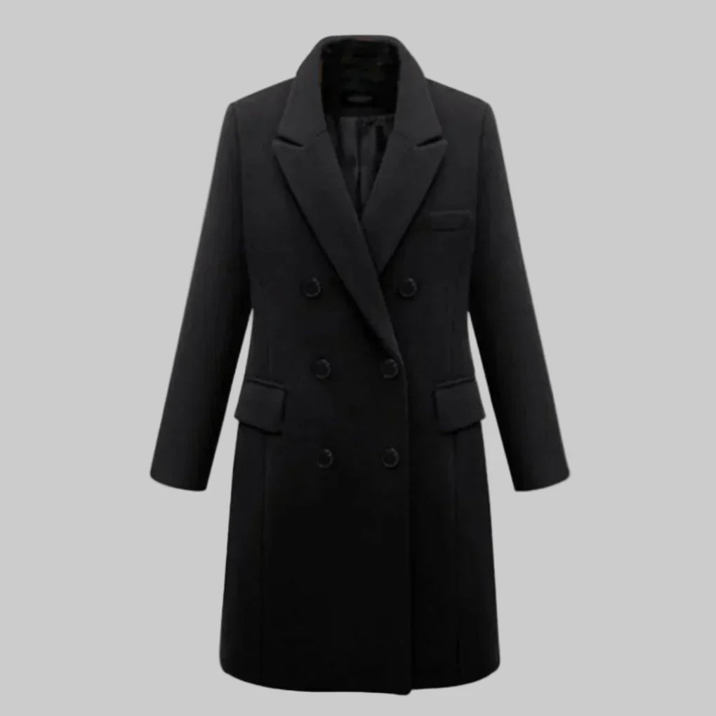 Women's Long Winter Coat Elegant Waterproof - Fashinoza