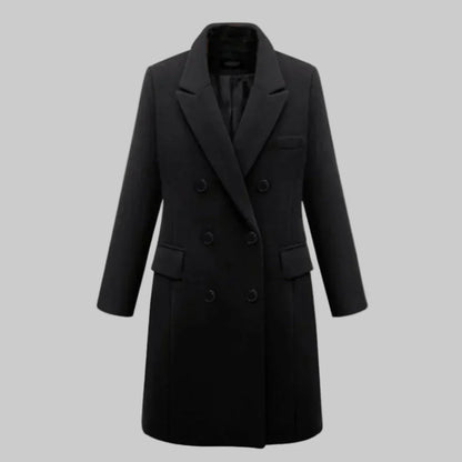 Women's Long Winter Coat Elegant Waterproof - Fashinoza
