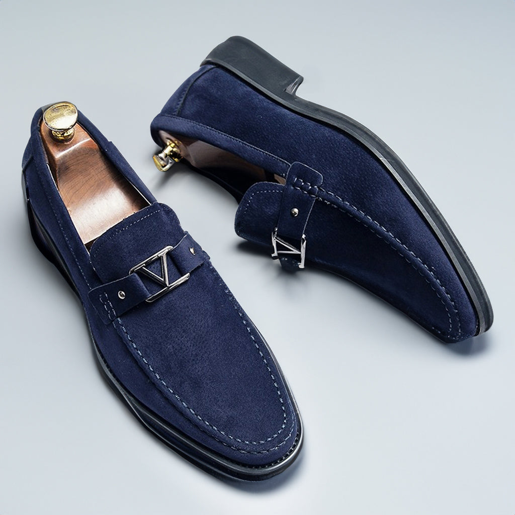 Men's Leather Loafer Shoes - 
Fashinoza