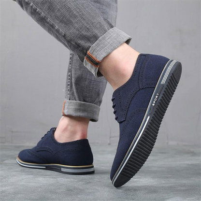 Image of Logan | Men's Wingtip Lace-Up Oxford Shoes