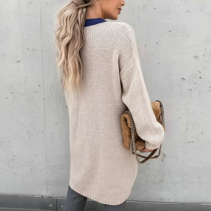 Long Knit Cardigan for Women AI replaced image