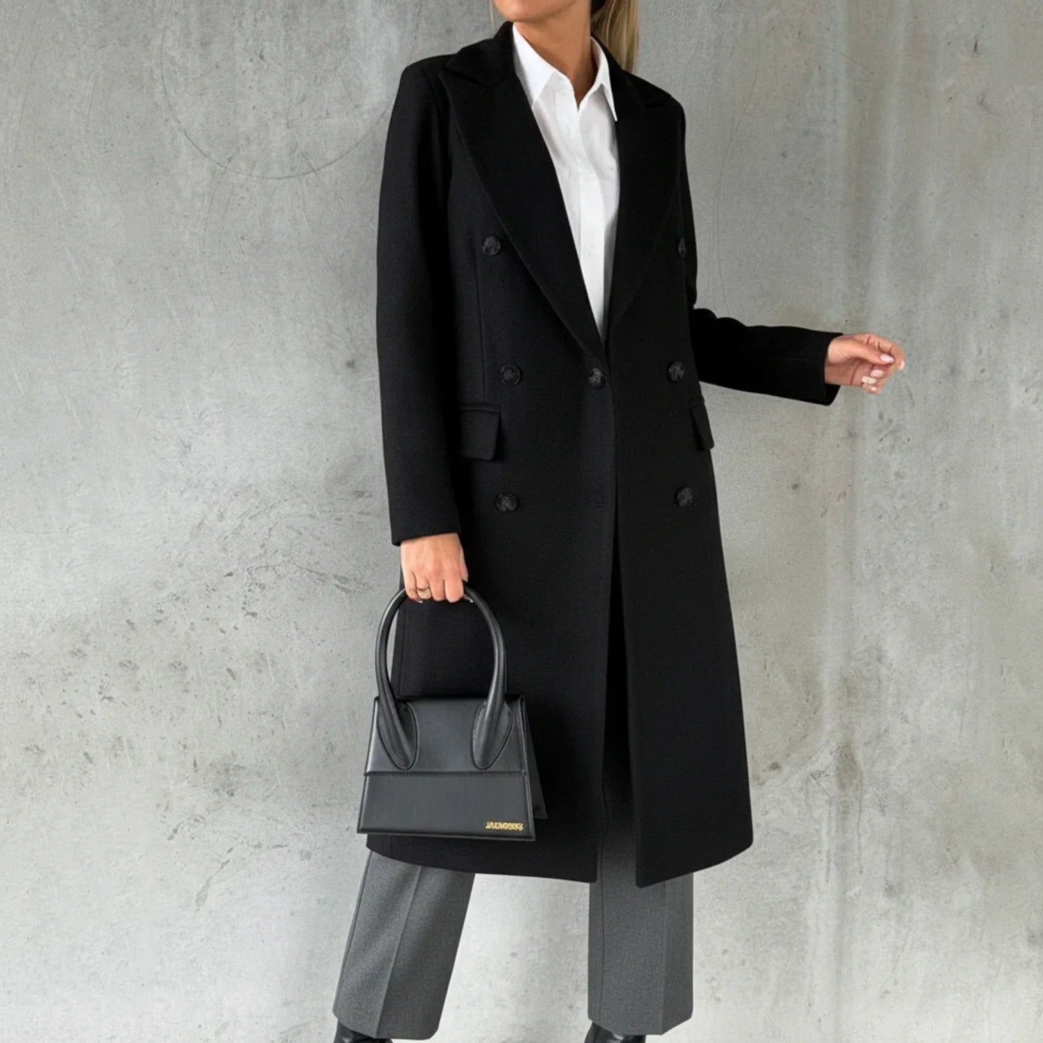 Women's Long Winter Coat - Fashinoza