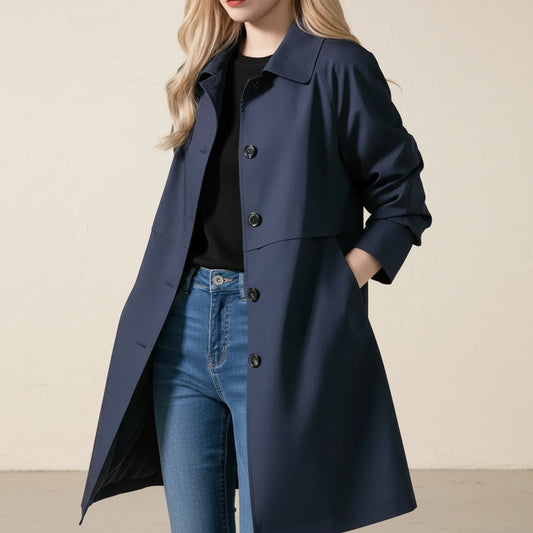 Women's Long Winter Coat - Fashinoza