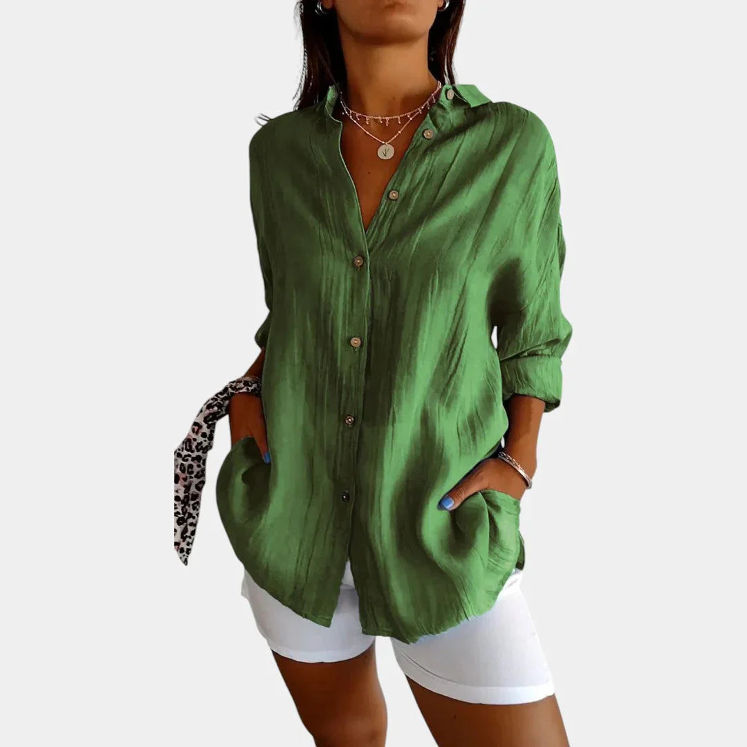 Women's Long Blouse Elegant Style