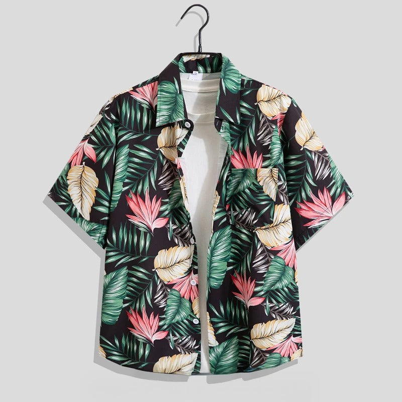 Image of Luke | Men's Button-Down Printed Shirt