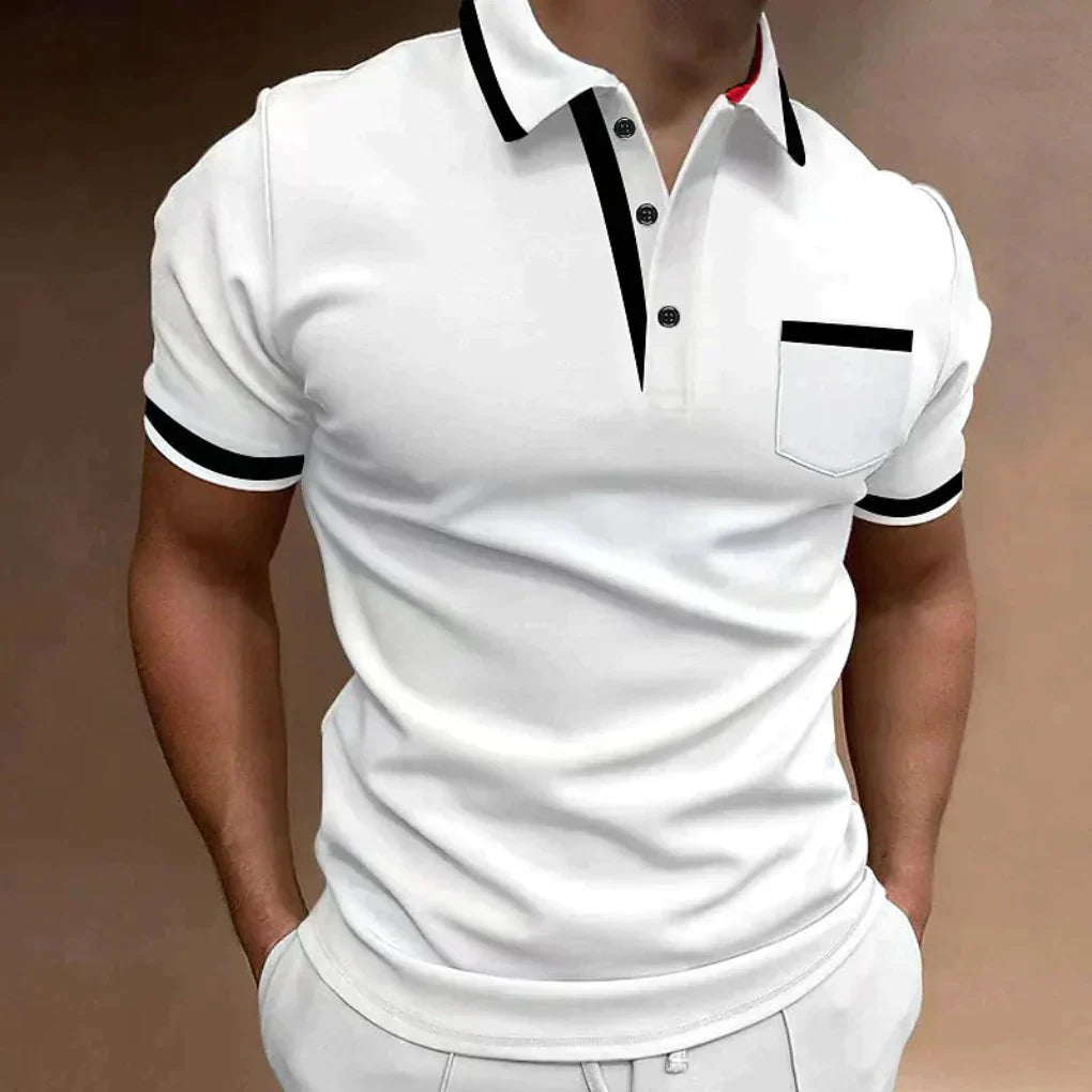 Men's Polo Shirt Classic Fit Cotton - Fashinoza