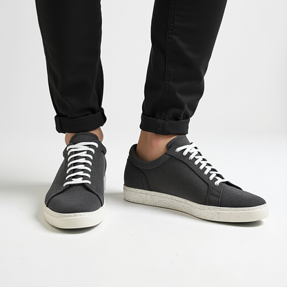 Men's Casual Lace-Up Sneakers - Fashinoza