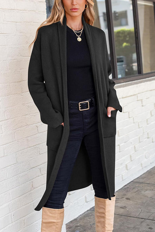 Women's Oversized Long Cardigan - Fashinoza