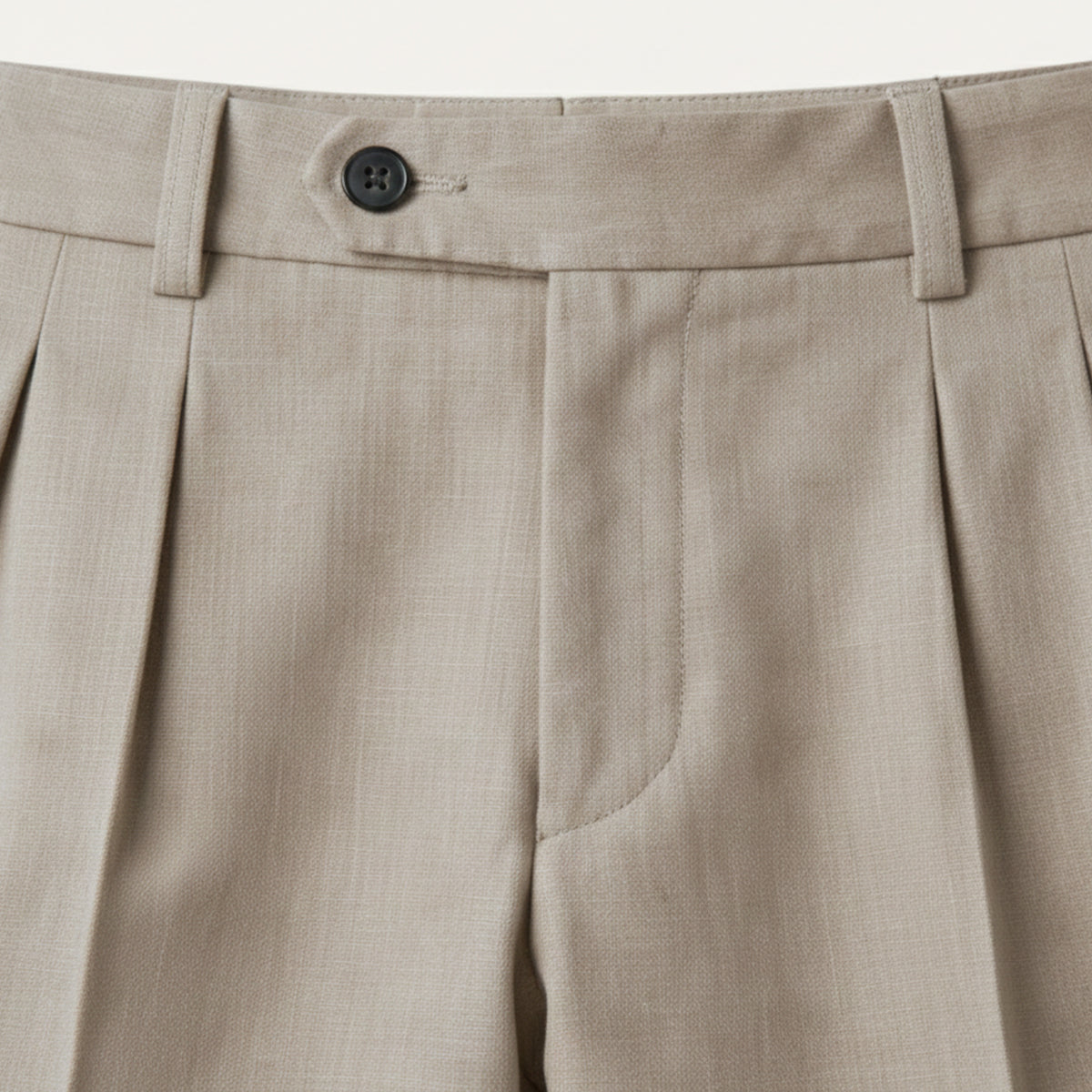 Men's Linen Loose Fit Pants Breathable Beige